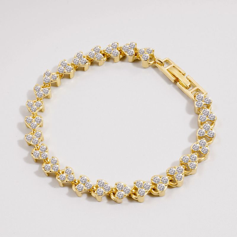Bracciale romano super scintillante in zircone 2025, nuovo modello per donna, design di nicchia, intarsiato con diamanti, squisito stile cubano._voghion.com