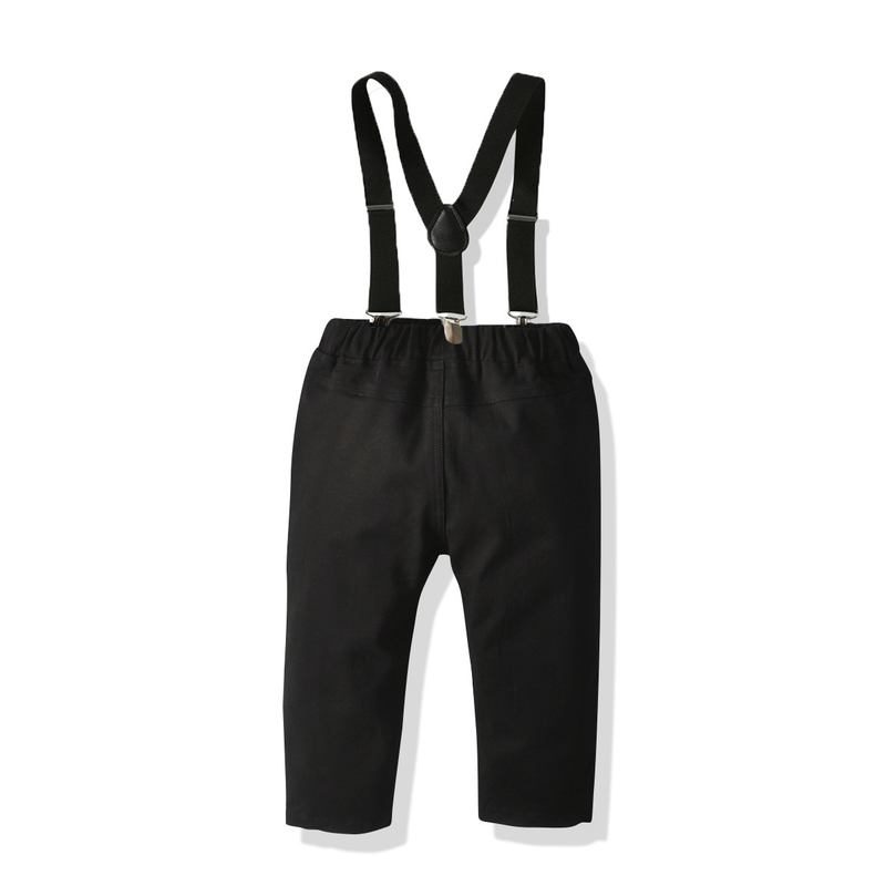 Autunno e inverno Abbigliamento per bambini Ragazzi Maglione lavorato a maglia Bretelle Pantaloni Set di camicie casual Set multi-pezzo per feste_voghion.com