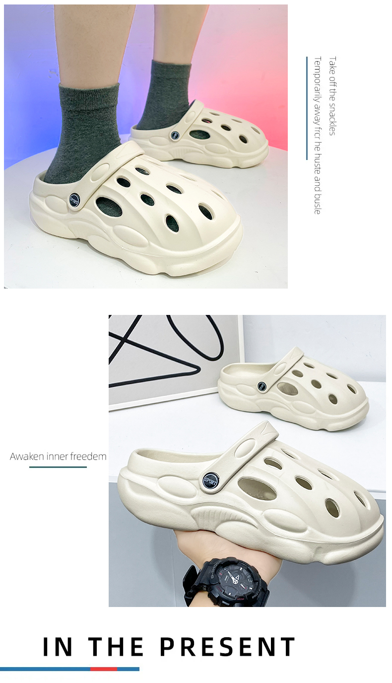 Mens Sliders Summer Beach Shower EVA Lightweight Pool Slides Bathroom House Slippes Sandals _voghion.com