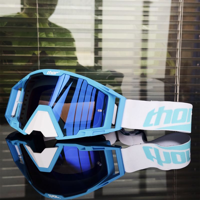 Lunettes de protection pour casque de moto Thor, coupe-vent, transparentes, pour machine_voghion.com