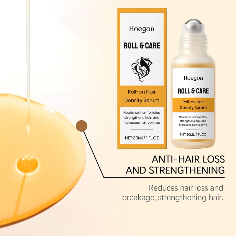 HOEGOA Roll-on-Essenz, sanfte, nährende Kopfhaut, glattes und weiches Haar, tägliche Pflege_voghion.com