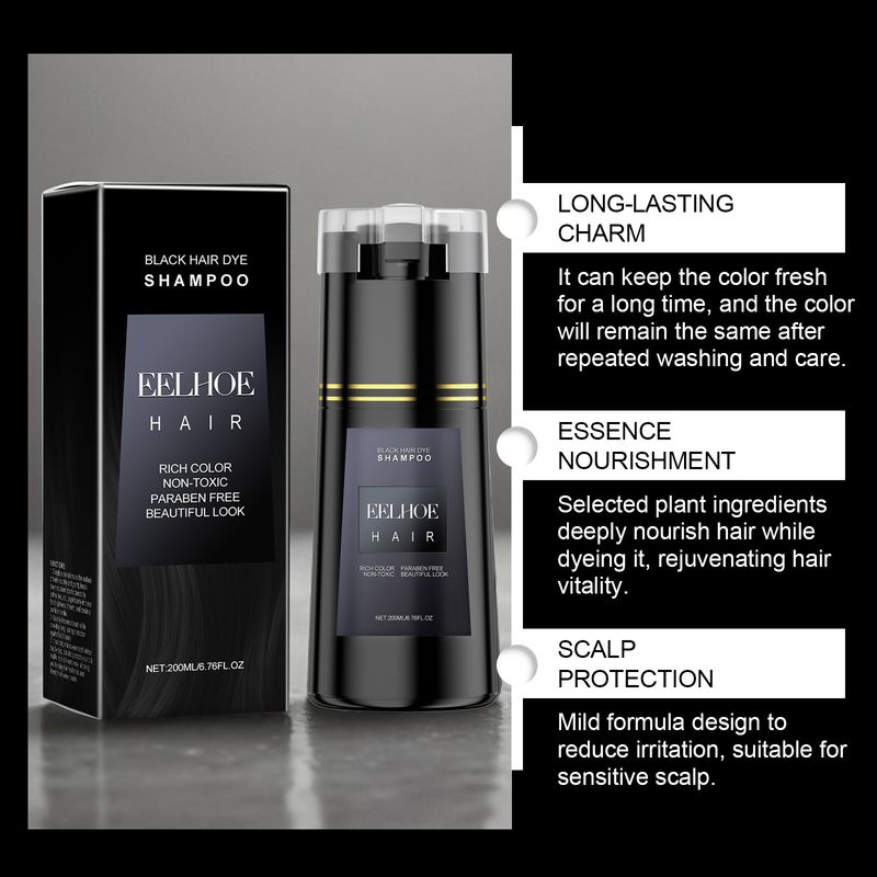 Shampoo delicato EELHOE Plant Extract Care multicolore fai da te con tendenza colore_voghion.com