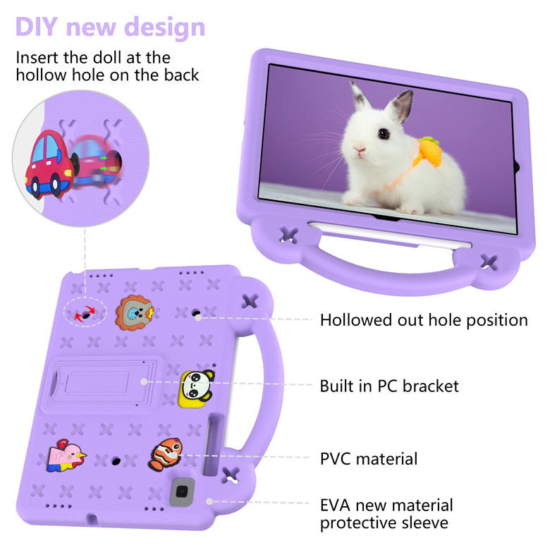 Panda Muster EVA Kunststoff PVC Fall Für Nokia T20 T 20 2021 10,36 zoll Fall Stoßfest Kickstand Tablet Kinder Griff Abdeckung Funda_voghion.com