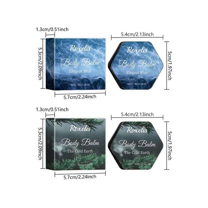 Bálsamo corporal elegante, refrescante, no pegajoso, portátil, de bolsillo, con un toque de frescura y un encanto diario._voghion.com