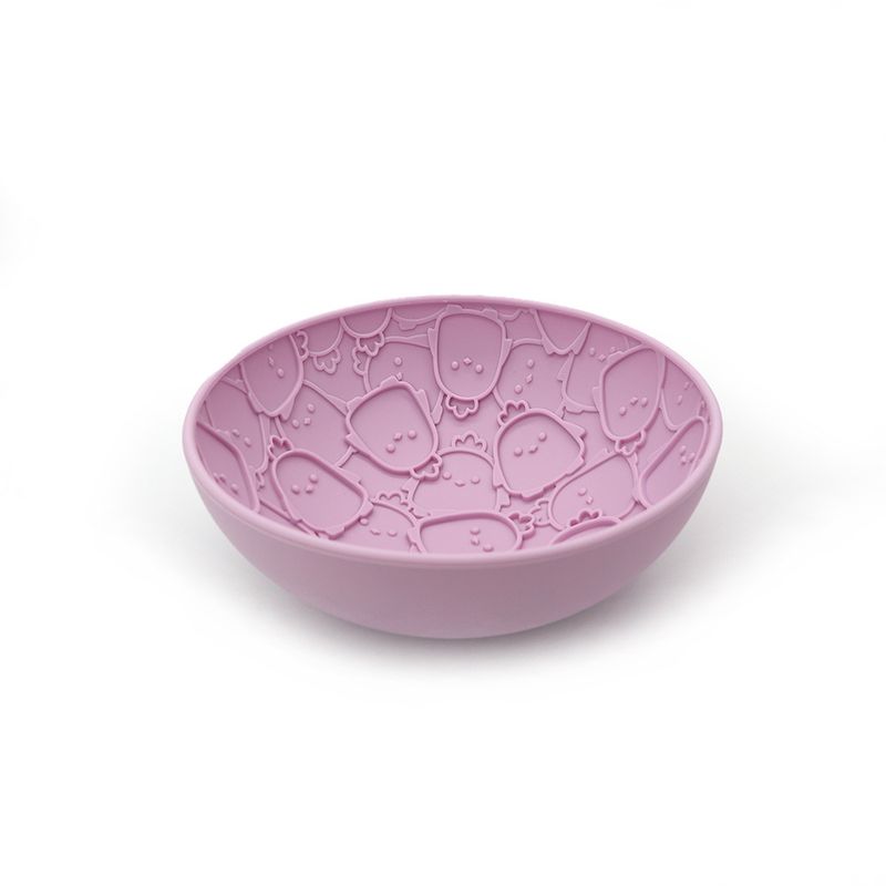 Gobelet à lécher multifonctionnel double face en silicone pour chiens et chats, avec distributeur anti-étouffement et système anti-étouffement._voghion.com