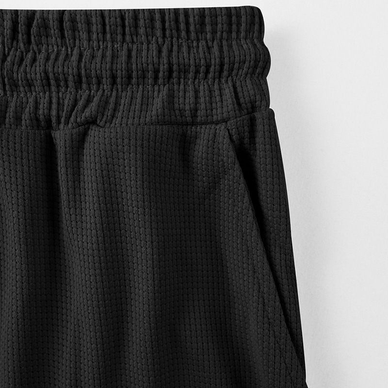 Men's Clothing Casual Summer Men's Loose Multi Pocket Workwear Breathable Waffle Sweat Absorbent Shorts Men_voghion.com