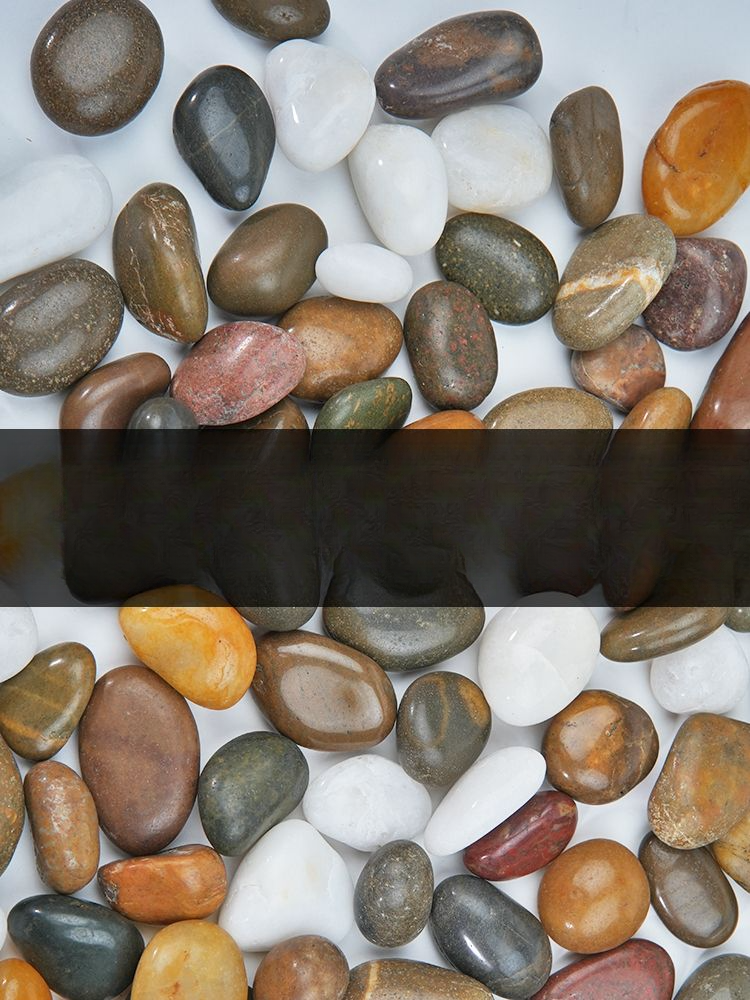 Pebbles Rain Raw Fish Tank Flower Pot Natural Small Stones Courtyard Decoration Gardening Multicolored Stone Paving_voghion.com