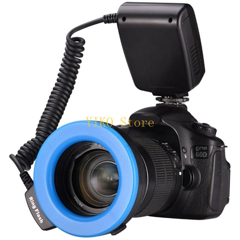 32C Professional Camera Rings Flash Ro Photography 7 Brightness Modes LCD Control Panel_voghion.com