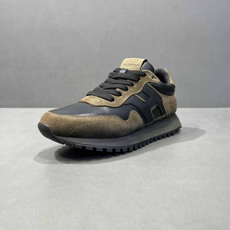 Zapatillas de deporte informales de cuero Forrest Gump de invierno para hombre, versátiles, con suela blanda_voghion.com