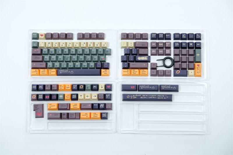 Sublimation Love Story PBT Drunk Deer Key Cap_voghion.com