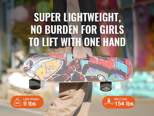 VEVOR Electric Longboard Skateboard With Control 5 Miles Range For Adults Kids_voghion.com
