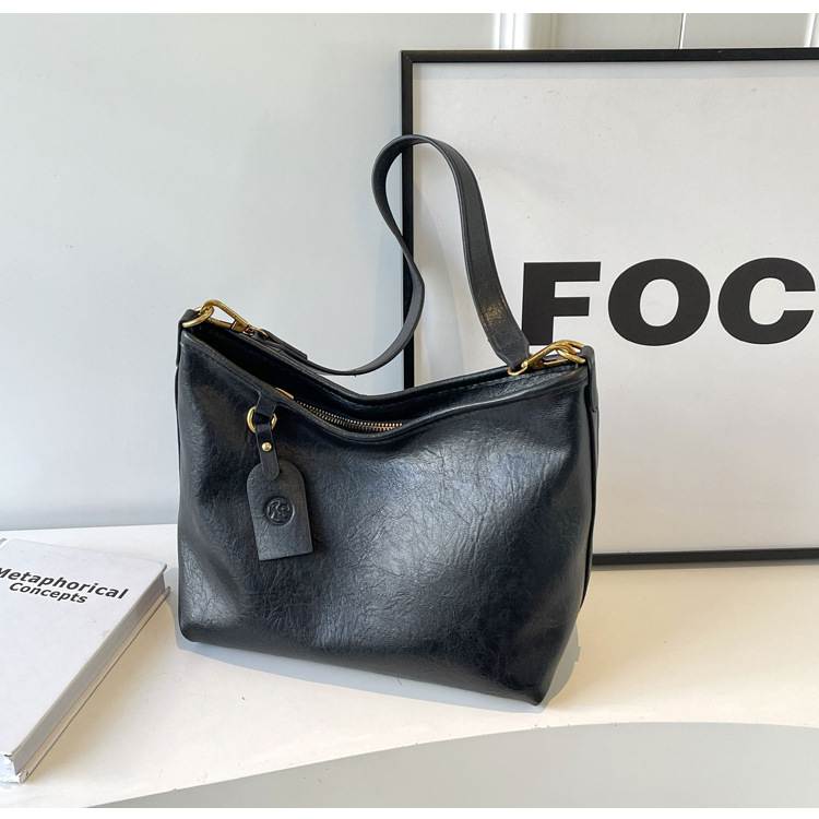 Borsa a tracolla ascellare da donna in morbida pelle Premium 2024 Borsa a tracolla versatile di nuova moda Borsa a tracolla di grande capacità_voghion.com