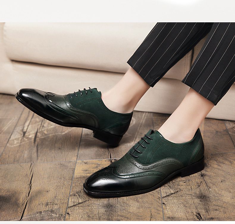 Versiunea coreeană a mocasinilor de primăvară cu talpă groasă și franjuri lucioase pentru bărbați, pantofi mici din piele la modă_voghion.com