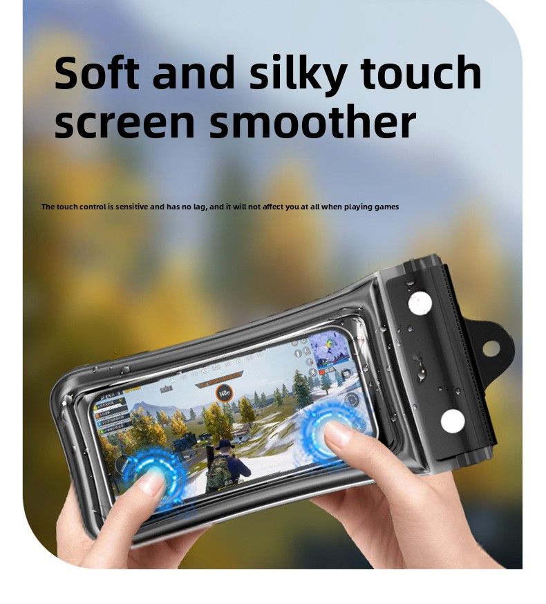 Wasserdichte Handytasche mit schwimmendem Touchscreen-Airbag, Schwimmen, Rafting, 70 % Rabatt auf gradversiegelte Tauchtasche für Fahrer_voghion.com