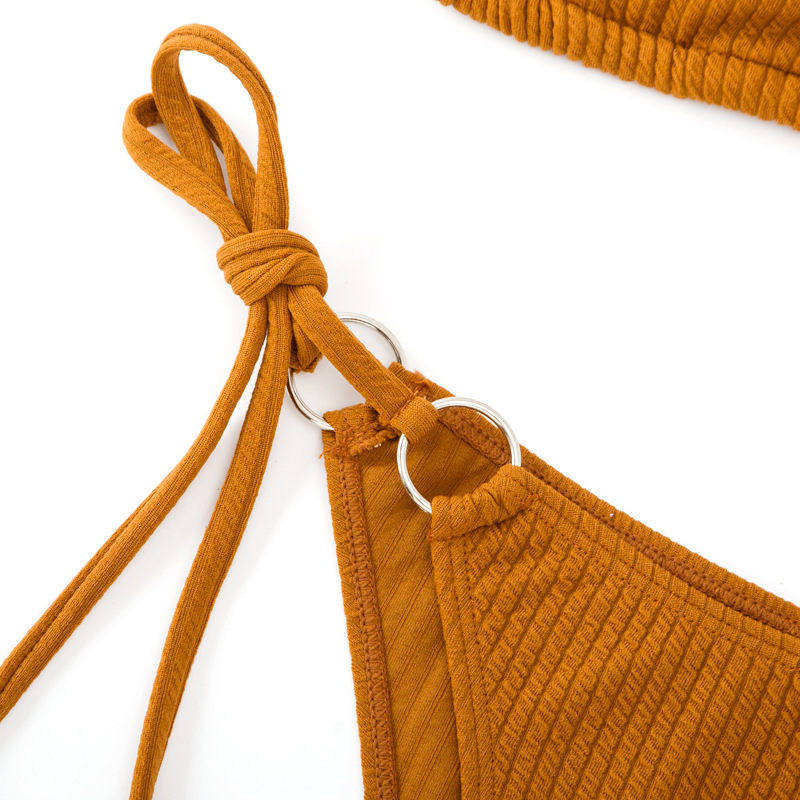 2024 New Sexy Solid Color Beach Set Bikini_voghion.com