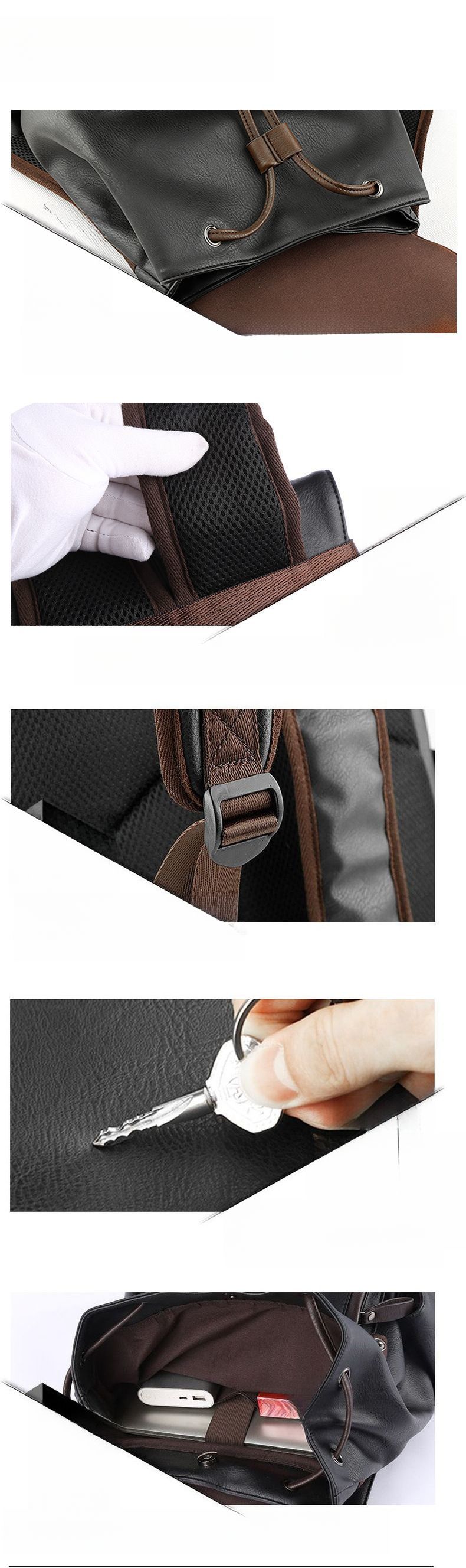 Herren Leder Laptoptasche Vielseitiger Reiserucksack 2025 Neu_voghion.com