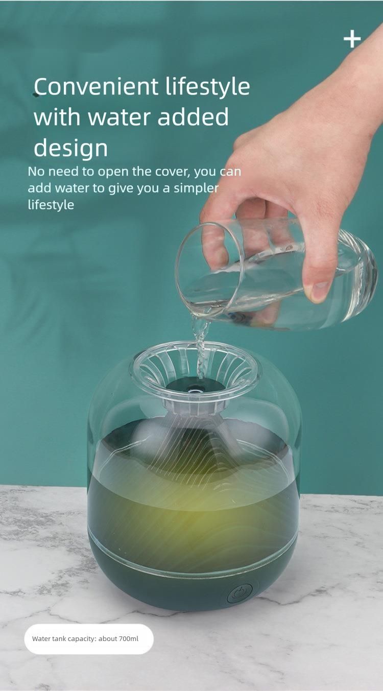 USB Landscape Humidifier, Wireless Portable Mini Air Purifier, Large Mist Volume For Home & Office Decor_voghion.com