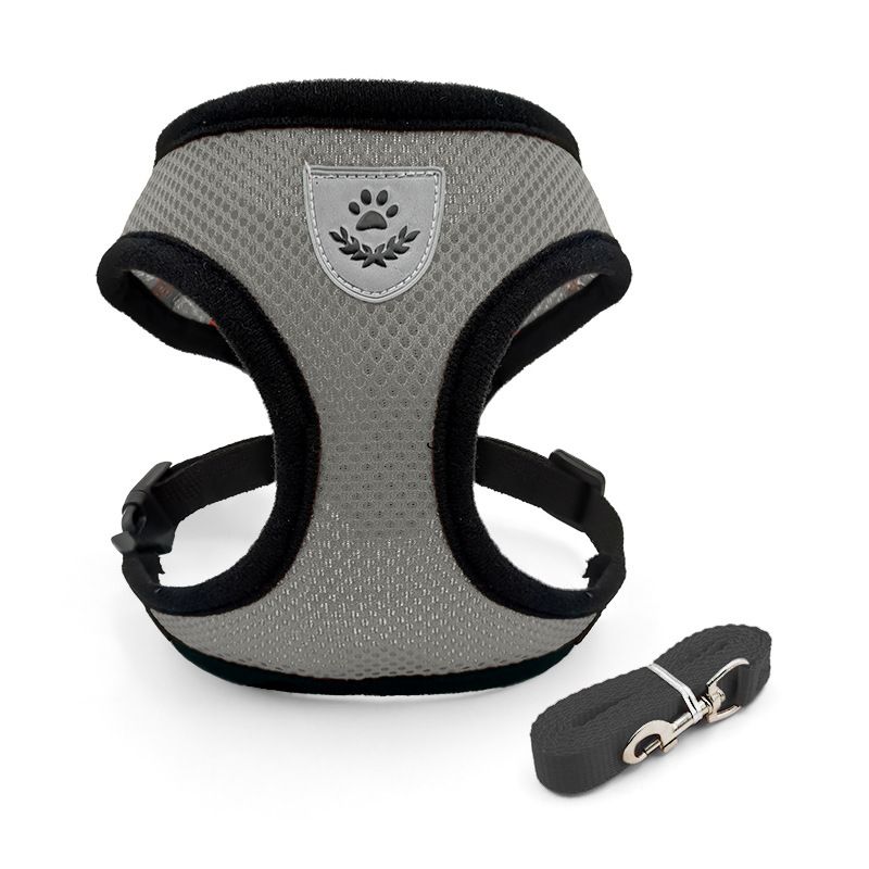 Pet Harness For Walking Dogs And Cats, Outdoor Adjustable Explosion-Proof Vest-Style Leash_voghion.com