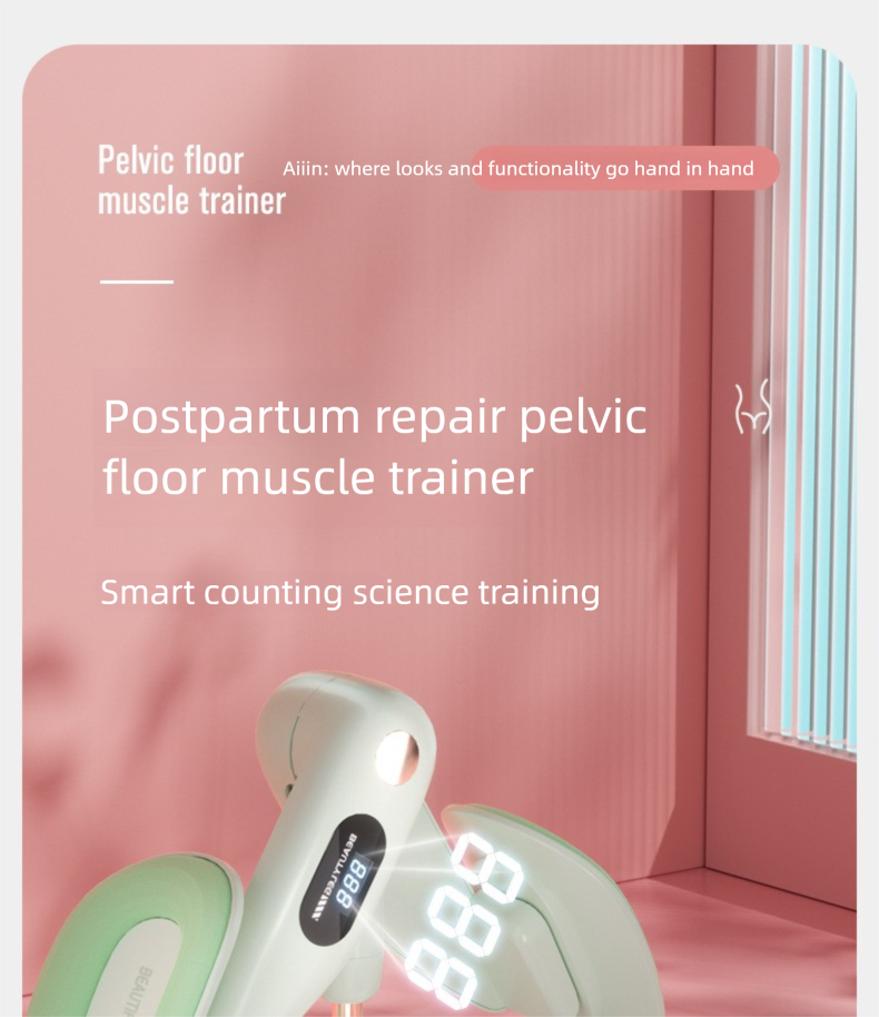 Dispositivo di riparazione per l'allenamento del conteggio dei muscoli del pavimento pelvico, dimagrimento domestico, recupero post-partum, Kegel, osso pelvico, anca, gamba, clampaggio_voghion.com