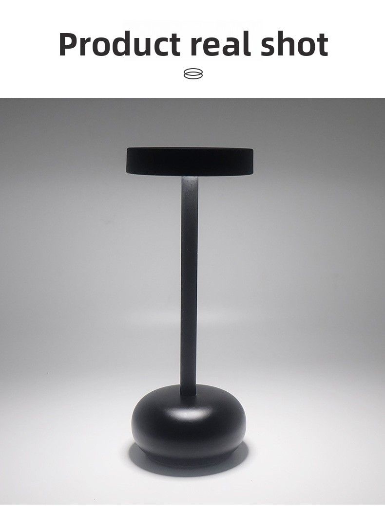 LED wiederaufladbare Metall Nachttisch High-End-Atmosphäre Nachtlicht Bar Outdoor Restaurant dekorative Tischlampe_voghion.com