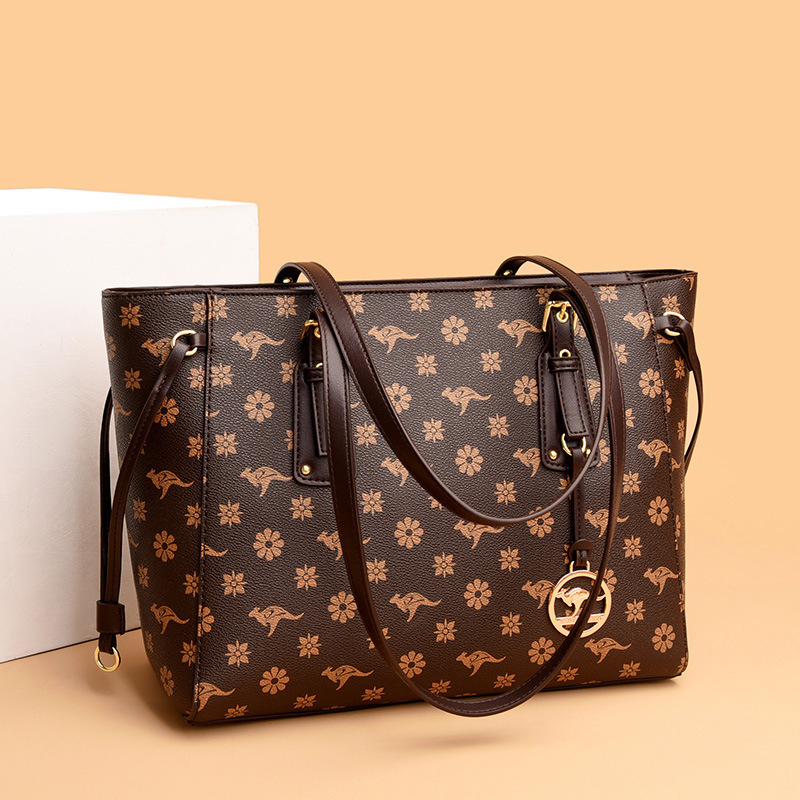 Borsa a mano a forma di canguro, borsa da viaggio per la spesa, in vera pelle, da donna, 2023, nuova, alla moda, grande capacità, tracolla singola_voghion.com