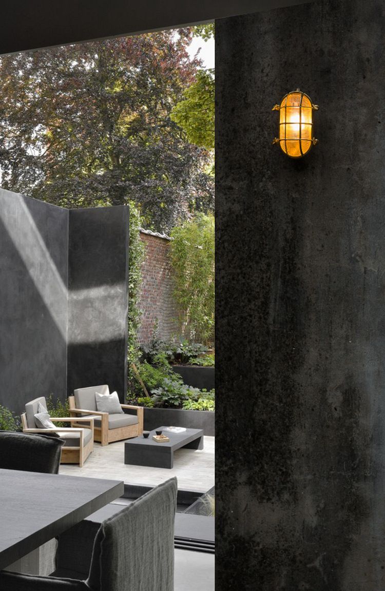 Lampada da parete impermeabile per interni ed esterni in ottone di alta qualità in stile industriale nordico per villa_voghion.com