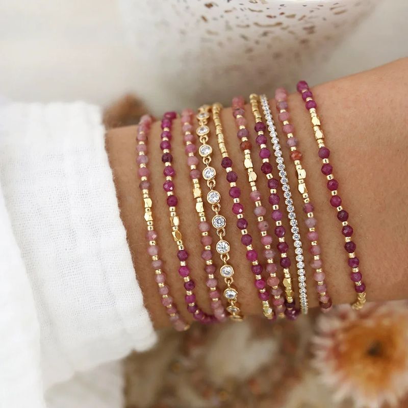 Women's Jewelry - Natural Grape Seed Beaded Bracelet, Minimalist Miyuki Seed Bead Handmade Bracelet, Geometric Boho Style For Everyday Wear_voghion.com