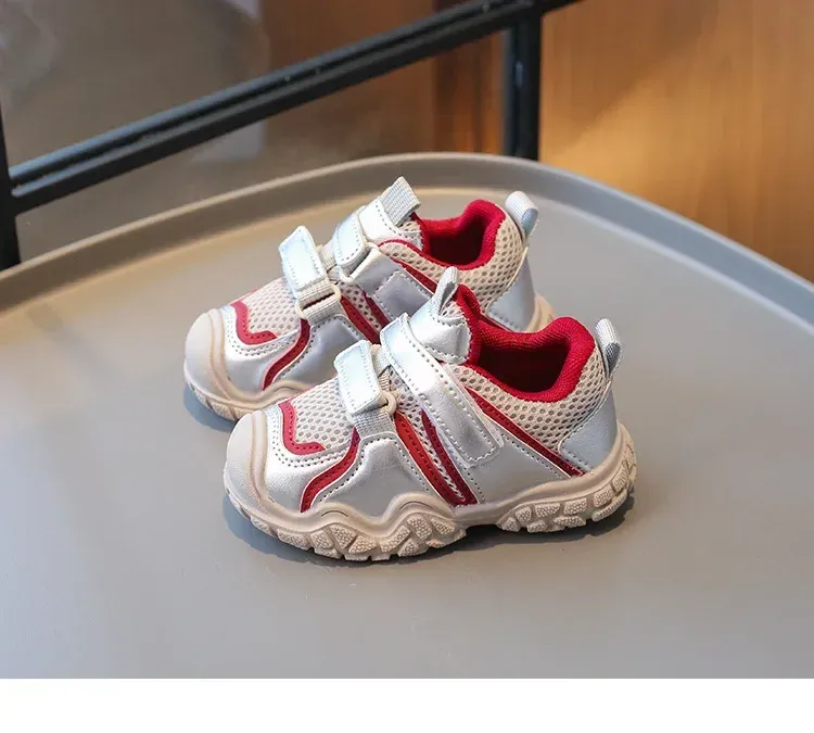 Zapatillas de deporte transpirables para niños y niñas, de otoño 2024, nuevas, ligeras, suaves y versátiles_voghion.com