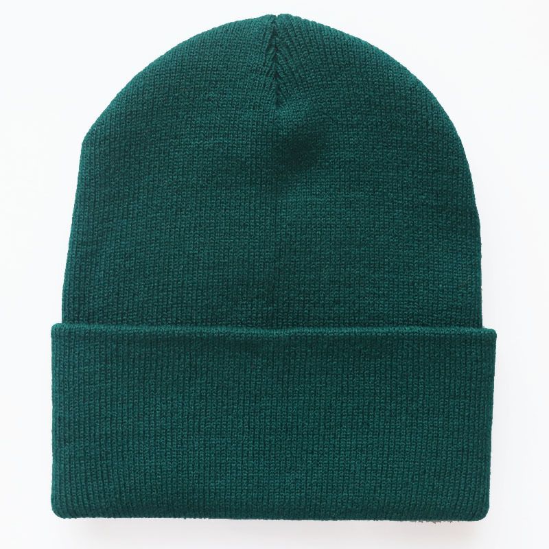 Unisex Multicolor light plate solid color knitted hat Wool hat beanie pull-over hat_voghion.com