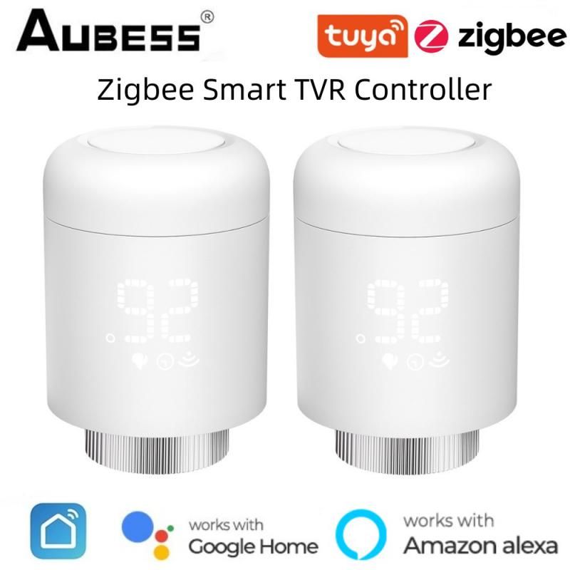 Tuya Zigbee Thermostaat Radiator Vae Temperatuurregelaar Slimme Automatisering Via SmartLife Alexa Google Home_voghion.com