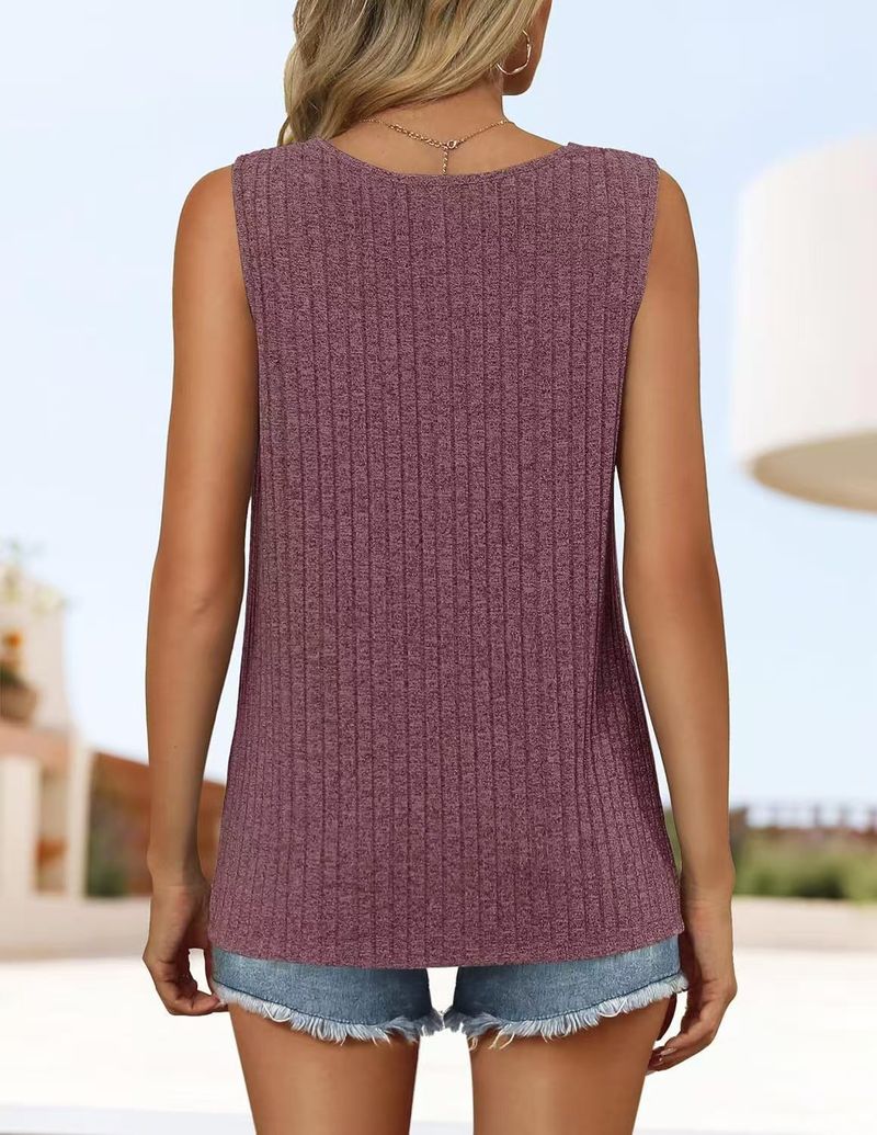 2025 Canotta piccola in maglia senza maniche da donna, capospalla alla moda, abito estivo, design di buon senso_voghion.com
