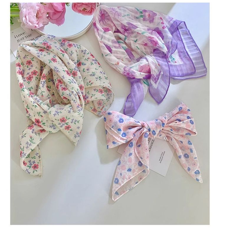 Spring And Summer French Small Square Women's Fashion Forest Decoration, Collar Headband, Scarf, Sweet And Lovely_voghion.com