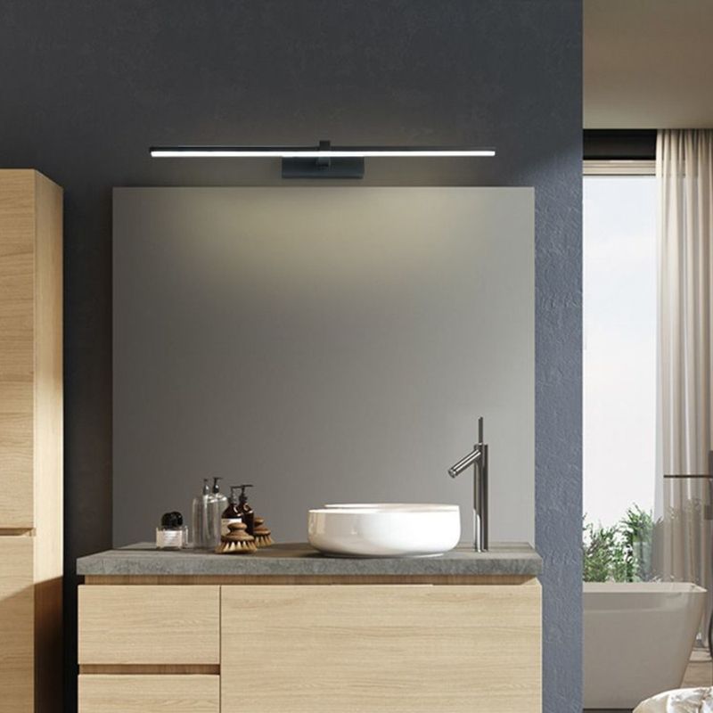Nordic Stil LED Badezimmer Spiegel Front Waschraum Wasserdichte Wand Moderne Einfache Eitelkeit Licht_voghion.com