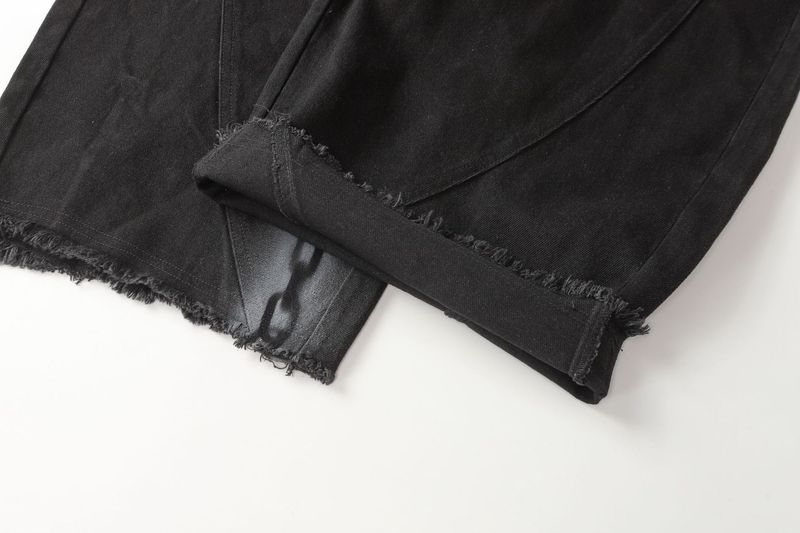 Erkekler ve Kadınlar İçin Sokak Modası Bol Kesim Pantolonlar - Şık Tasarımlı Retro Sokak Giyimi, Günlük Giyim İçin Rahat Uzun Pantolonlar (Siyah)_voghion.com