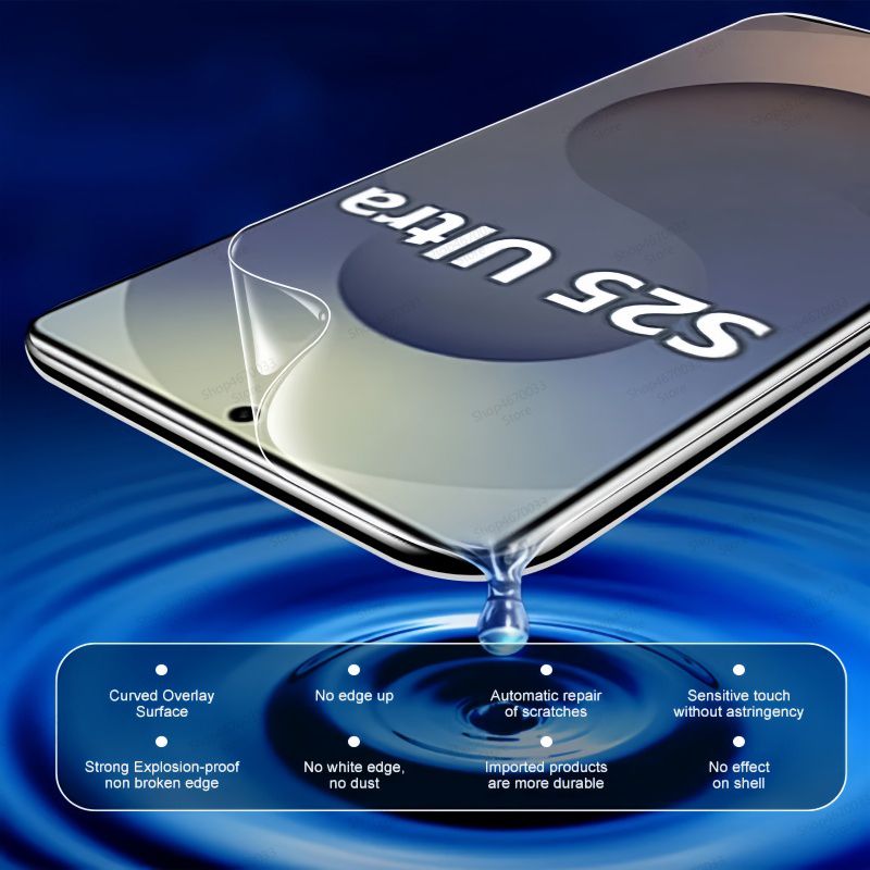 4 st. hydrogelfilm skärmskydd för Samsung Galaxy S25 S24 S23 S22 S21 S20 Ultra Plus FE Note 20 telefontillbehör_voghion.com