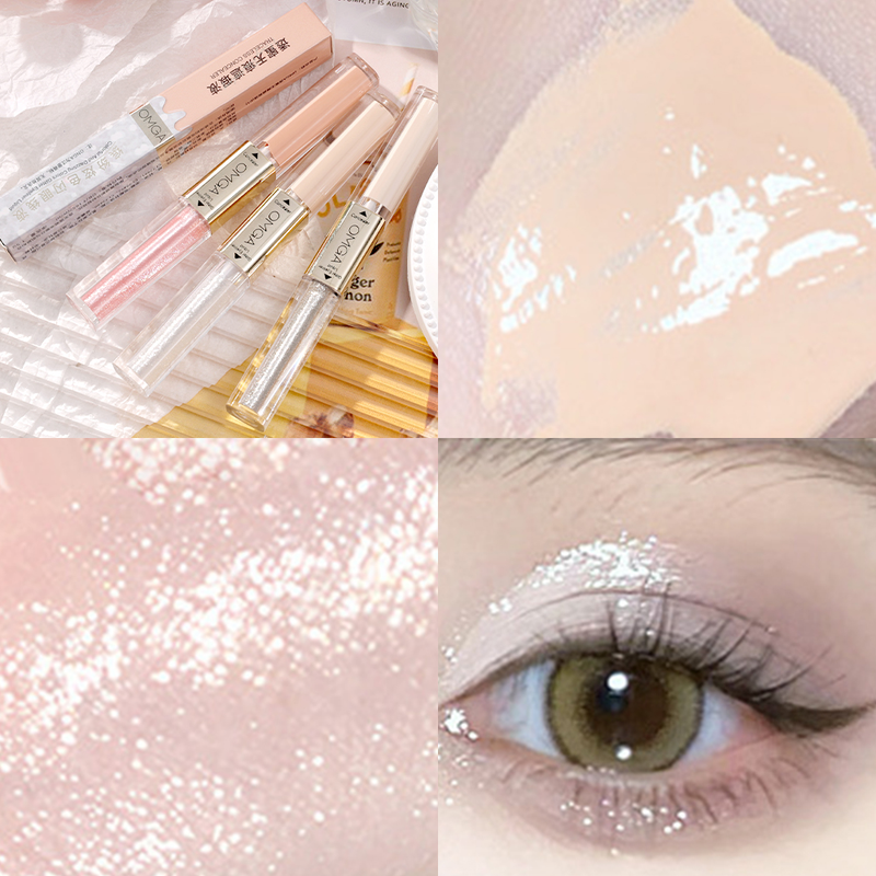 Pearl Double-headed Liquid Eyeshadow Sequins Glitter Lying Silkworm Shiny Highlights Stick Eyes Concealer_voghion.com
