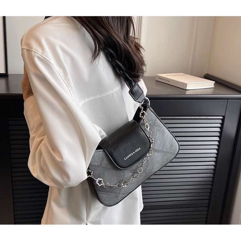 Popular Niche This Year, 2025 New Women's Stylish And Versatile Crossbody Bags, Single Shoulder Armpit Small Square Bags_voghion.com