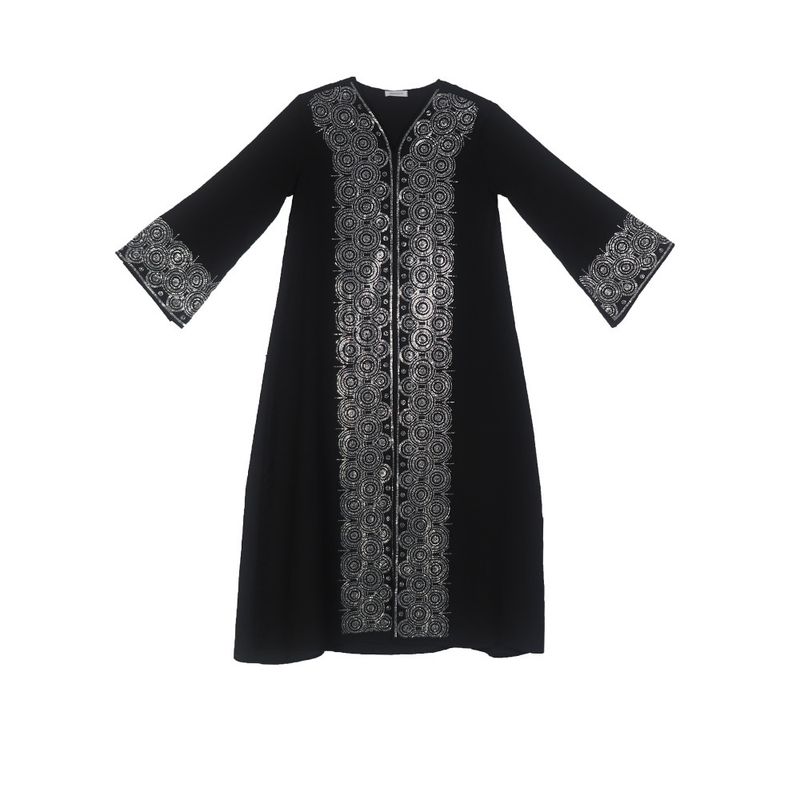 Dámské oblečení, etnické šaty, muslimský styl ve blízkovýchodním stylu, módní župan s výstřihem do V_voghion.com