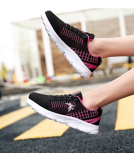 Merk Super Lichtgewicht 2024 Lente Nieuwe Ademende Hardloopschoenen voor dames Zachte elastische schokabsorberende sportschoenen_voghion.com