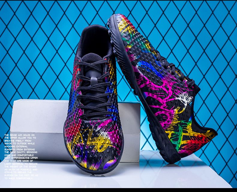 Ghete de fotbal TF Broken Nails, model low-top, noi, pantofi de antrenament profesionali pentru studenți_voghion.com