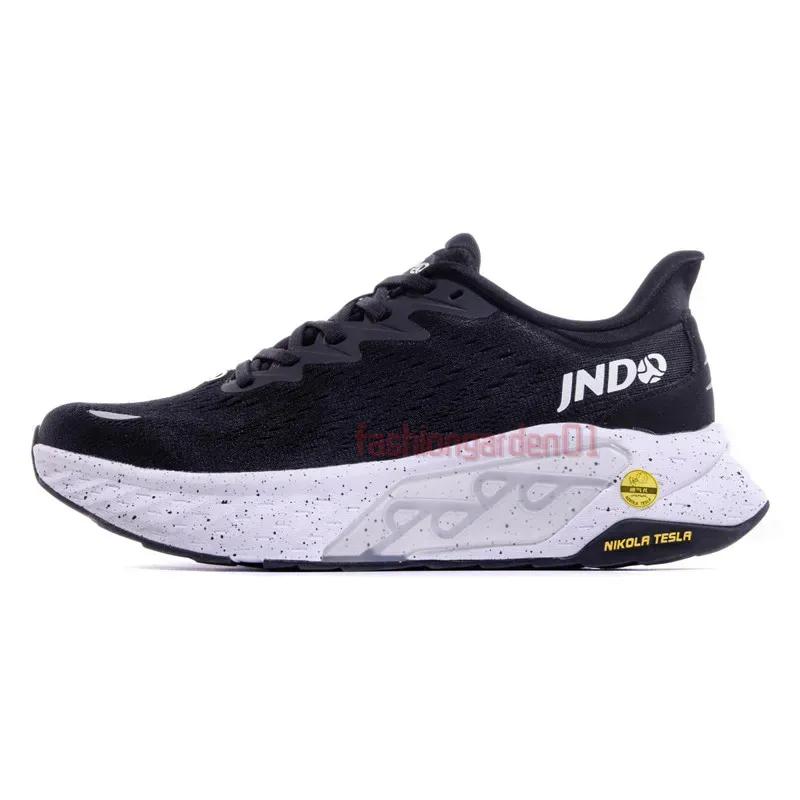 Chaussures de running JNDO Whale Leaping phosphorescentes 2.0 pour hommes et femmes, coloris Triple Black, Sunrise, Blanc et Jaune_voghion.com
