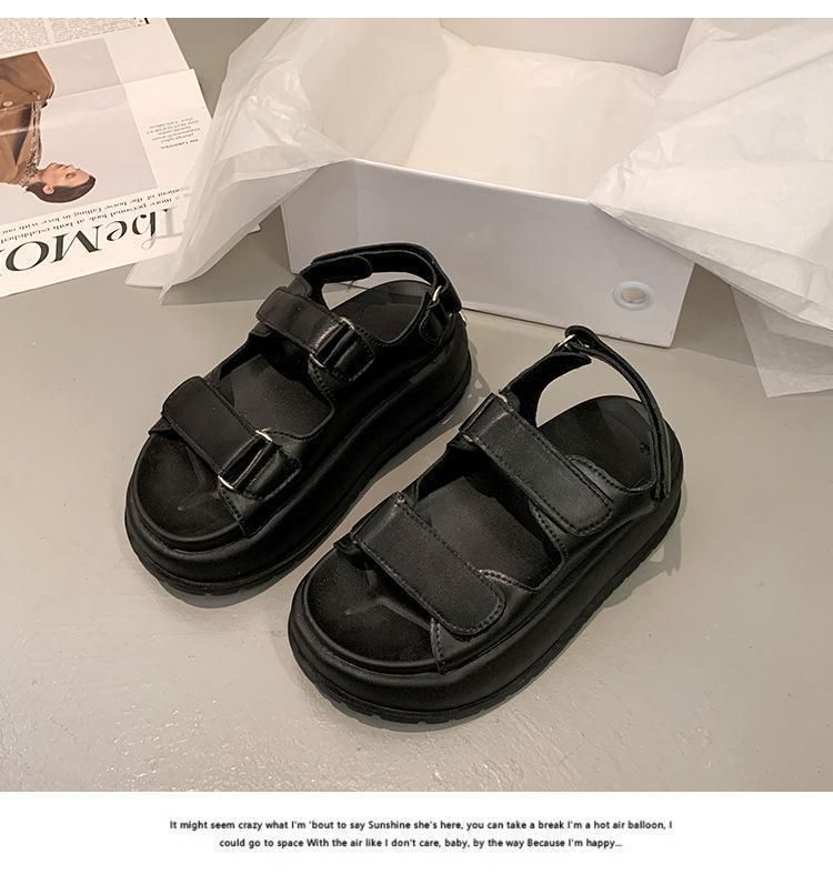 Sandali estivi 2025 con fondo spesso in spugna, moda outdoor da donna, tempo libero, scarpe da spiaggia versatili, morbide_voghion.com