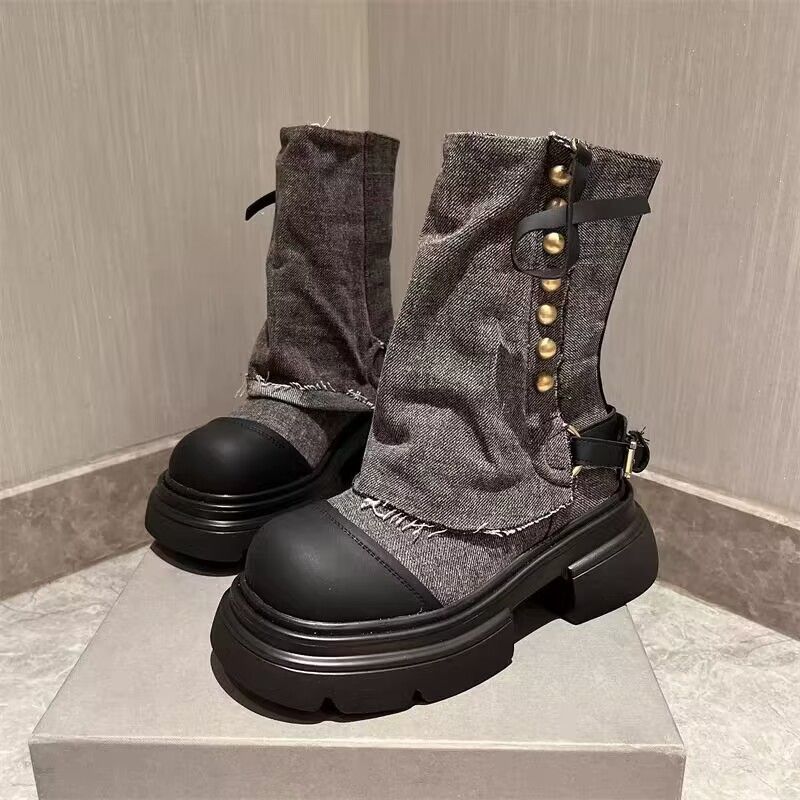 Bottes de cowboy à muffins de niche Bottines tendance_voghion.com