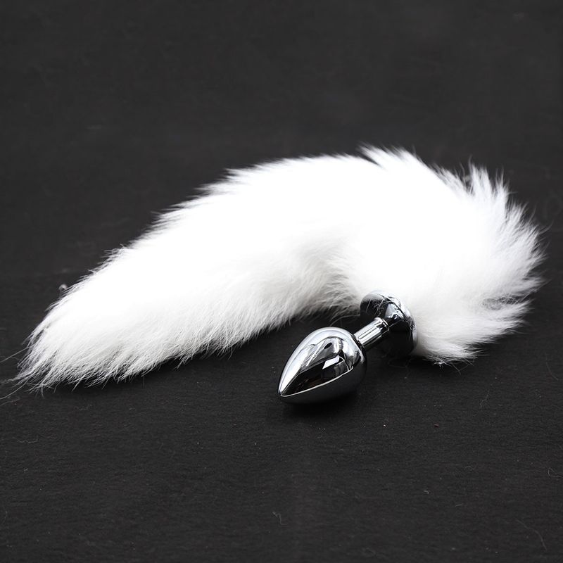 Sex Produkte Masturbation Metall Butt Plug Erwachsene Paar Flirten Frauen Produkte Fuchsschwanz Zubehör Spaß Bondage_voghion.com