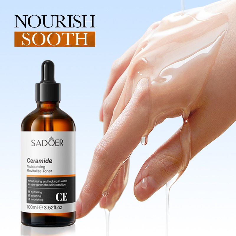 Full English SADOER Ceramide Revitalizing Toner Skin Rejuvenation Hydrating Moisturizing Water_voghion.com