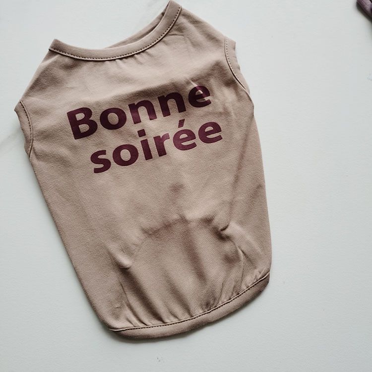 New Spring Summer Cotton Pet Teddy Bichon Cat Vest Small And Medium-sized Dog Clothes_voghion.com