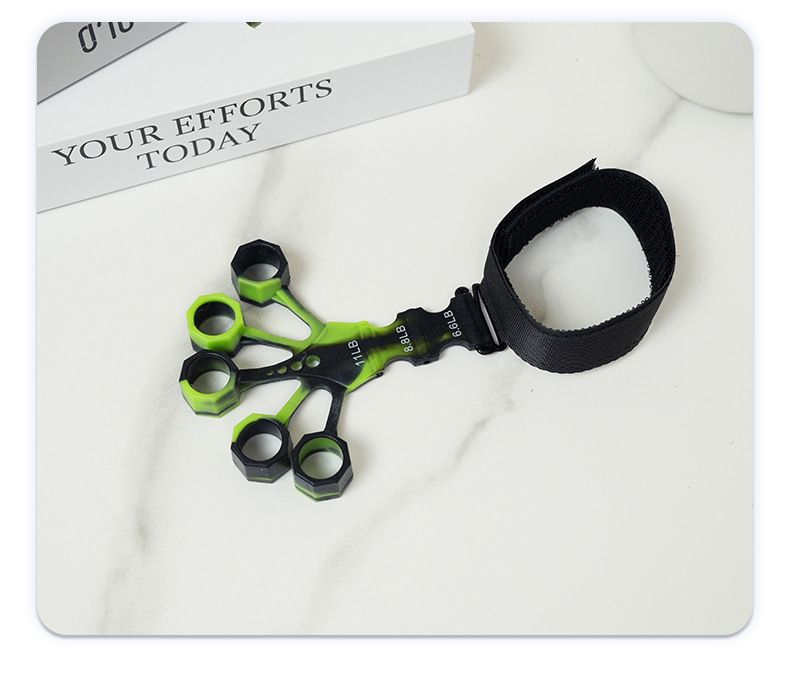 Silikonska Tensor Grip Vježba za vježbanje fleksije i ekstenzije vena Istezanje Sprava za snagu prstiju_voghion.com