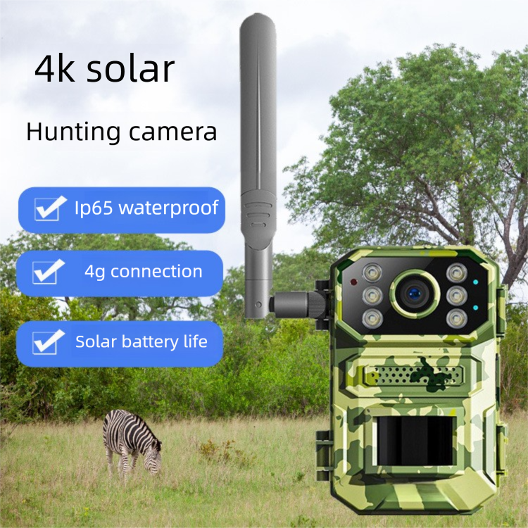Jagd Outdoor Wasserdichte Überwachung Remote Solar Infrarot Kamera Tier Beobachtung Wilden_voghion.com