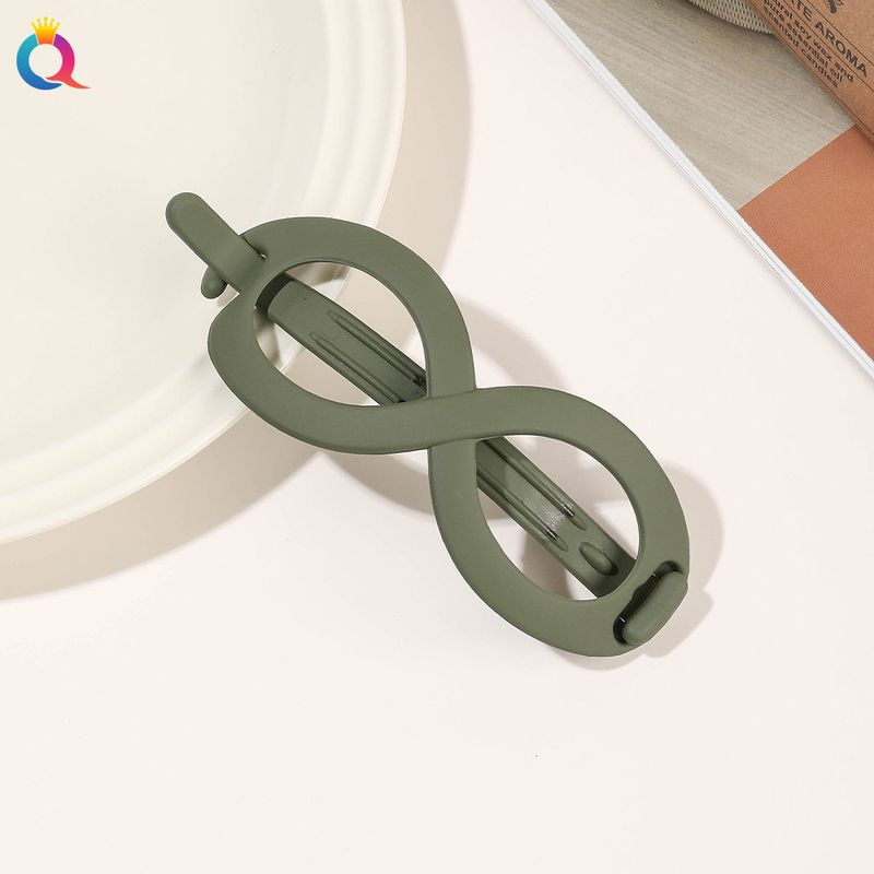 Fermaglio per capelli in policarbonato opaco - Elegante fermaglio ovale per capelli da donna (fermagli antiscivolo per chignon, grazioso accessorio per capelli posteriori, tenuta delicata per capelli spessi)_voghion.com