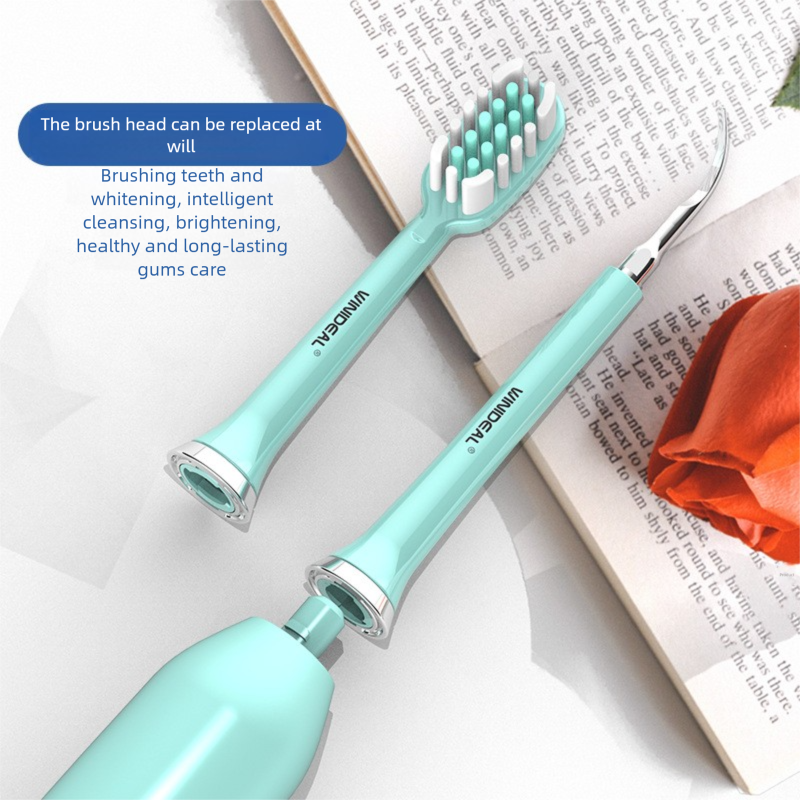 Smart Sonic Toothbrush With Wireless Charging, Multiple Cleaning Modes For Adults & Kids, IPX7 Waterproof For Bathroom Use /_voghion.com